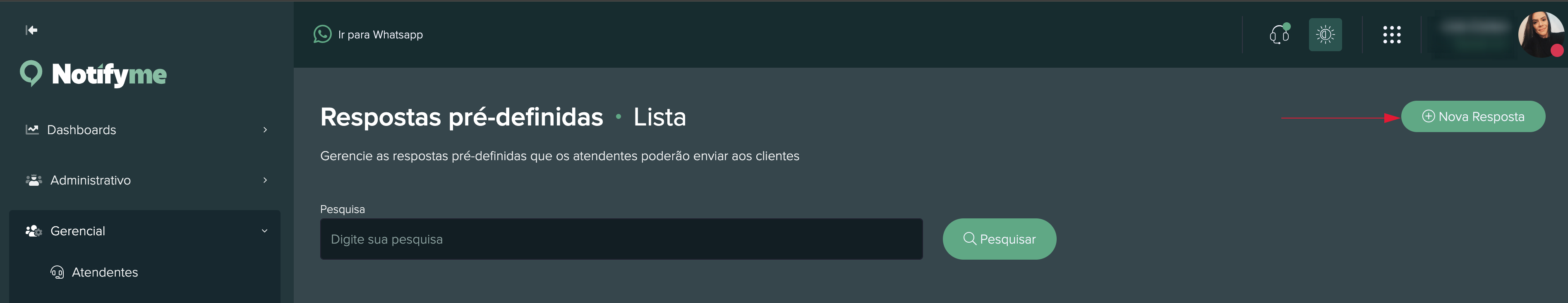 Respostas Pré-Definida